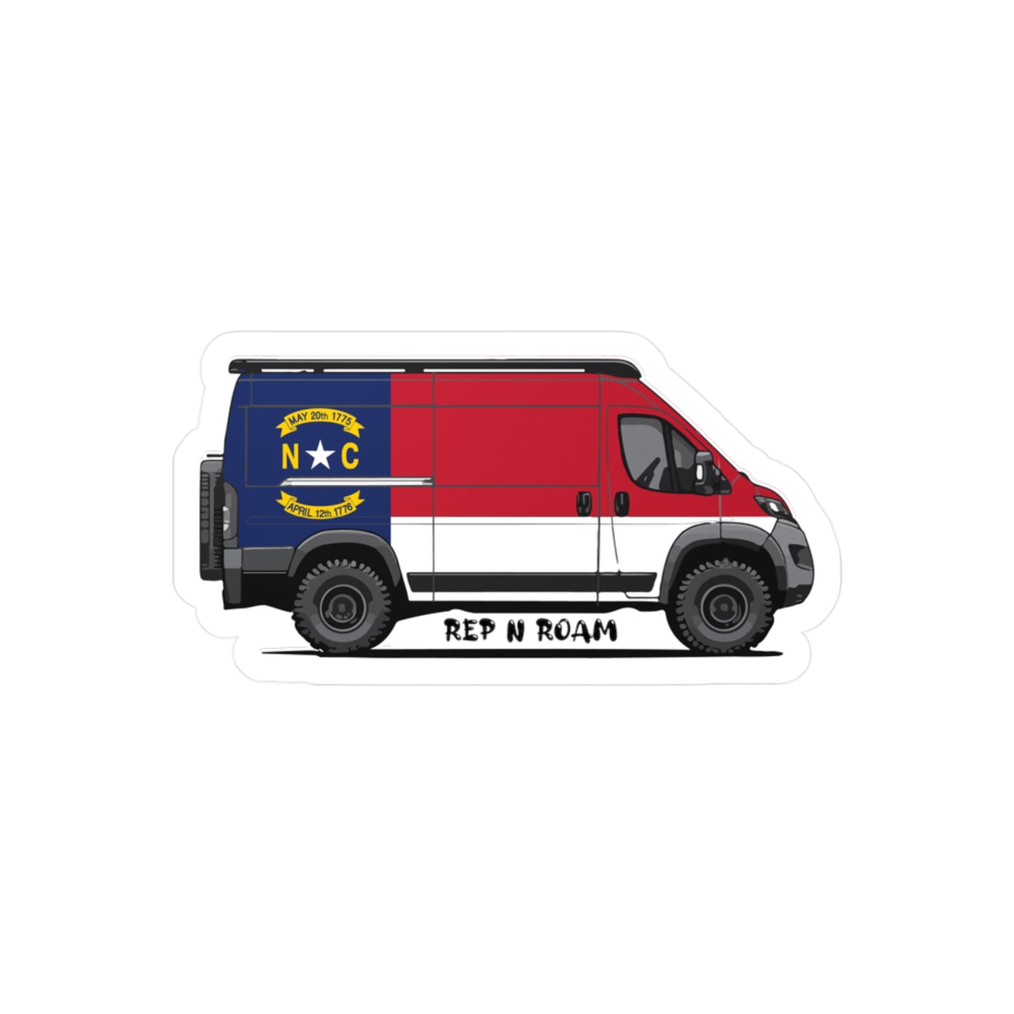 North Carolina Pro Master Sticker