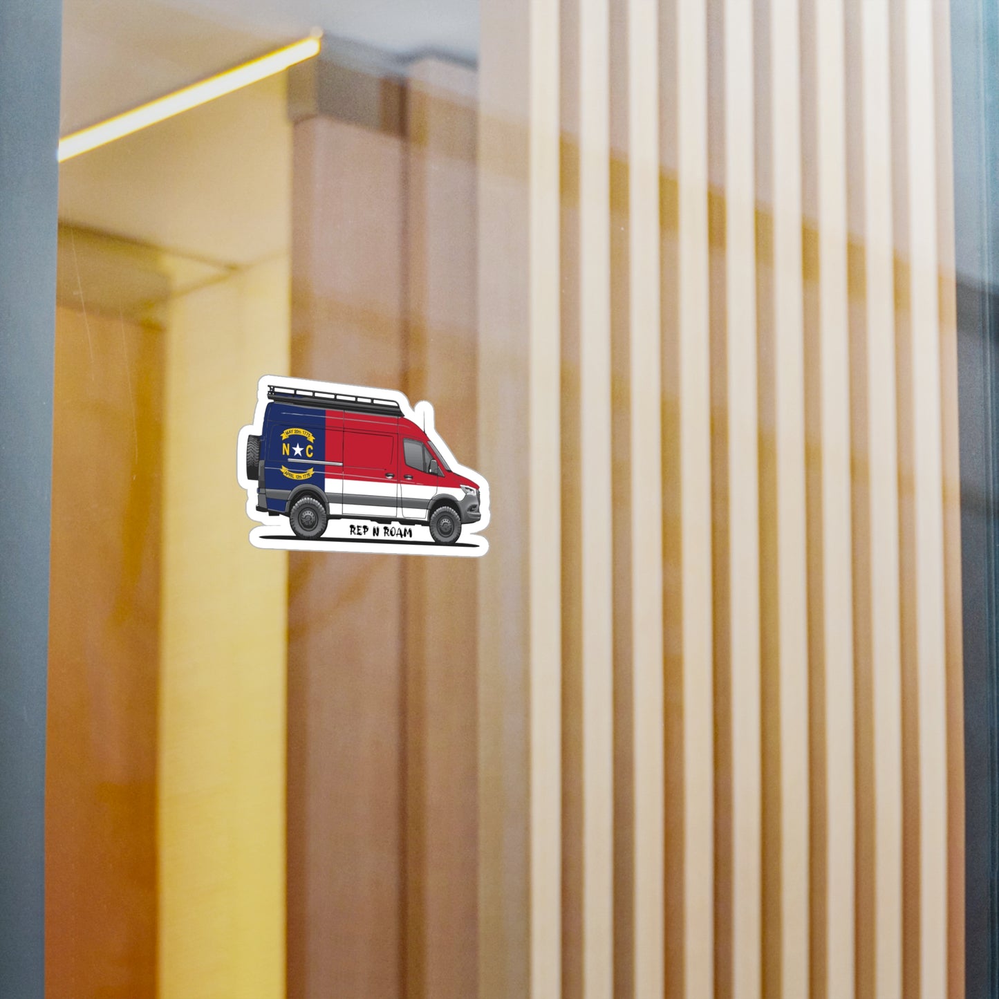 North Carolina Sprinter Sticker