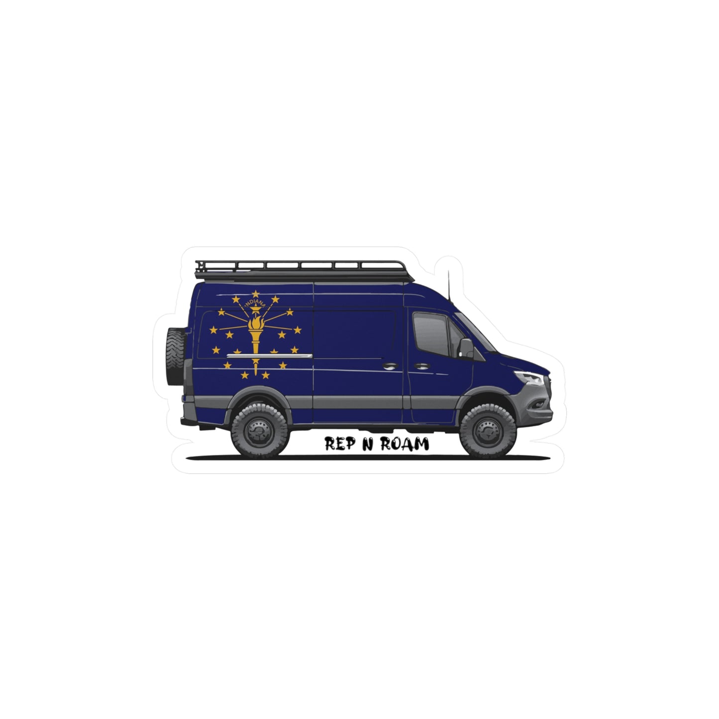 Indiana Sprinter Sticker