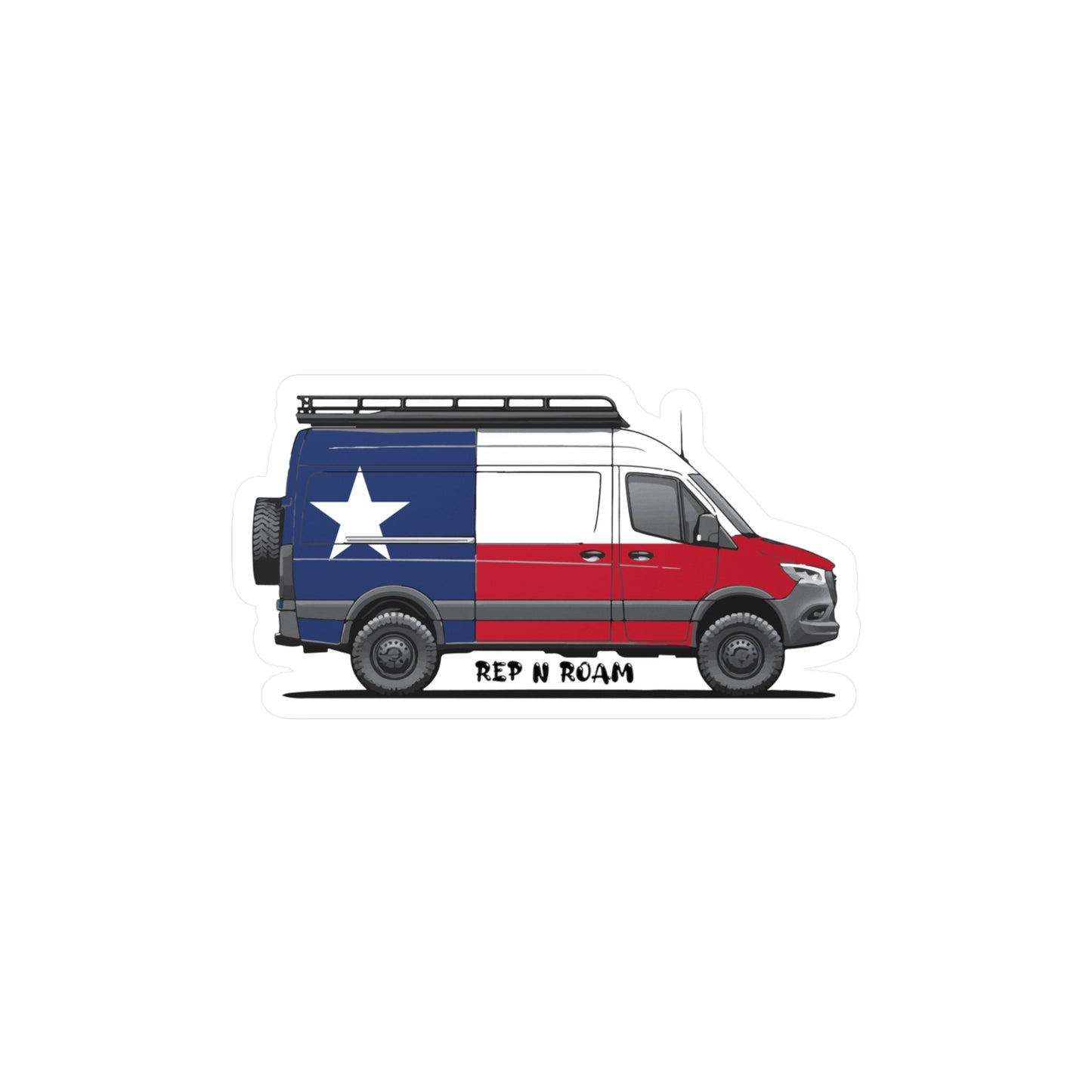 Texas Sprinter Sticker