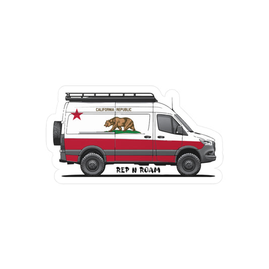 California Sprinter Sticker