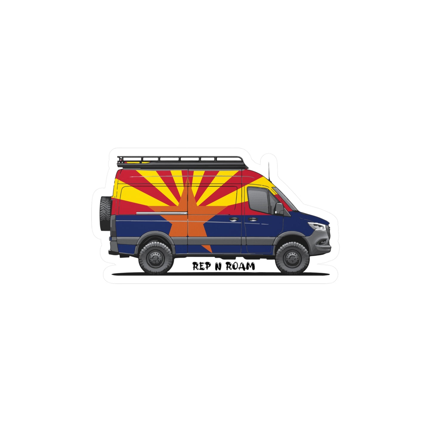 Arizona Sprinter Sticker