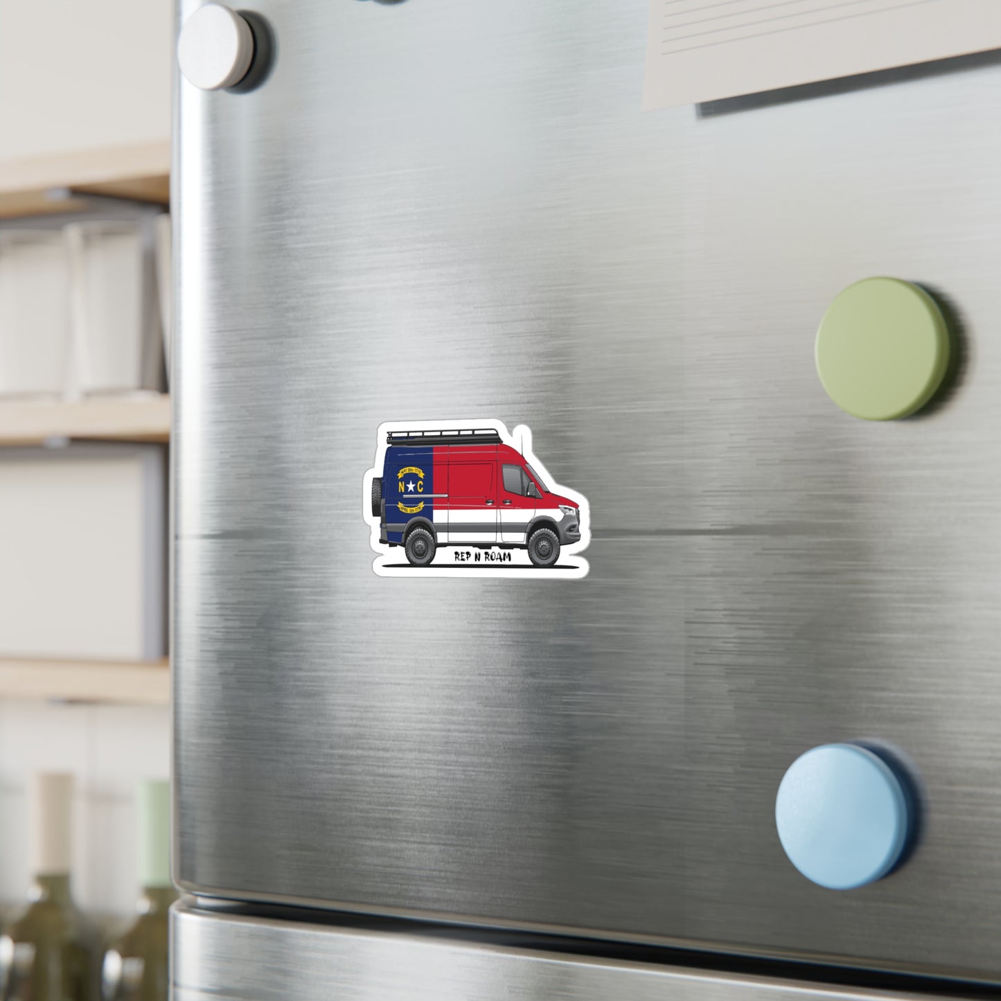 North Carolina Sprinter Sticker